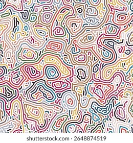 ABSTRATO AZUL LARANJA ROXO LINHAS COLORIDAS TURING PADRÃO ÁSPERO DESIGN REAÇÃO DIFUSÃO FUNDO VETOR BOM PARA PAPEL DE PAREDE, TAMPA, CARTAZ 