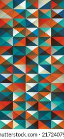 An abstract blue and orange vector background