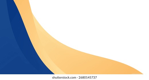 Abstractas diseño de fondo de onda azul y naranja. Traje para el Anuncio, folleto, presentación y cartel

