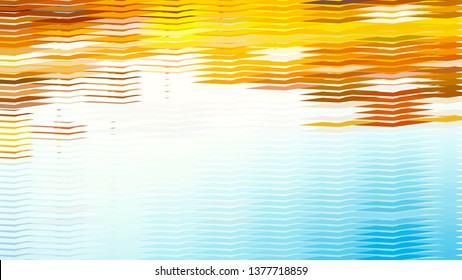 Abstract Blue Orange and White Background Vector Image