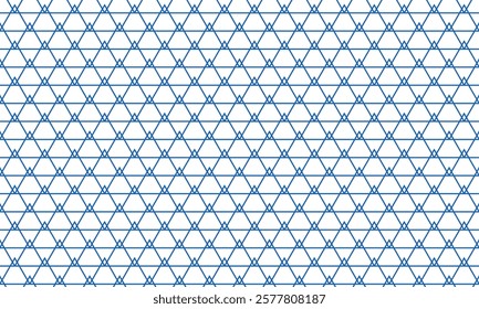 abstract blue outline triangle pattern suitable for background.