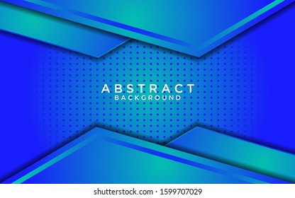 abstract blue overlap background with glitter