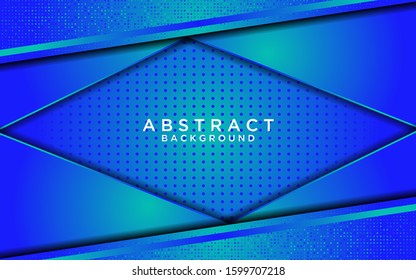 abstract blue overlap background with glitter