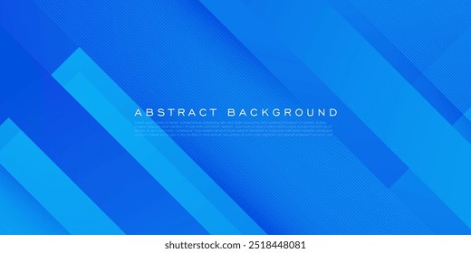 Abstract blue overlap shadow background. Papercut style with straight line and shadow pattern. Blue background with trendy pattern design. Eps10 vector