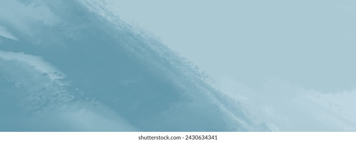Fondo abstracto de la pintura azul. Elemento de pancarta de diseño. Ilustración de vector