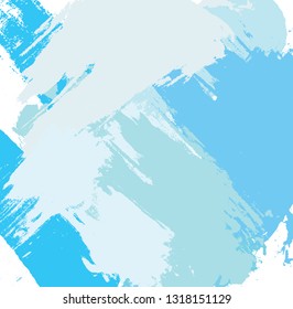 Abstract blue paint brush and strokes, scribble pattern background. creative colorful nice brush strokes and hand drawn for your design. modern beautiful grunge and stripes pattern 