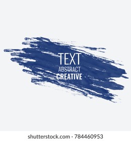 abstract blue paint stroke background design