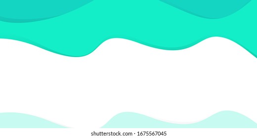 Abstract blue paper cut background with simple shapes. Modern vector illustration for concept design.