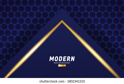 fondo de corte de papel azul abstracto. Resumen textura de corte de papel en capas realista con un patrón geométrico. Tercer telón de fondo. Ilustración vectorial. Plantilla de diseño de portada. Concepto de diseño de materiales