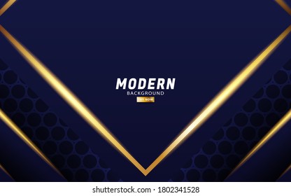 abstract blue paper cut background. Abstract realistic layered paper cut decoration texture with geometric pattern. 3d backdrop. Vector illustration. Cover layout template. Material design concept