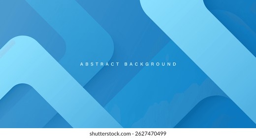 abstract blue paper layers texture design vector background