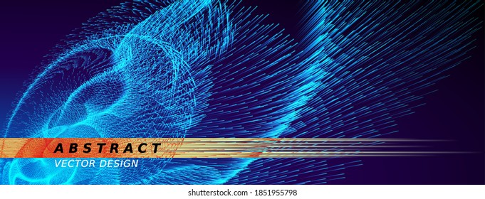 Abstract blue particles background. RGB. Global colors