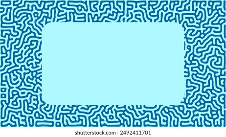 ABSTRACT BLUE PASTEL COLORFUL TURING PATTERN ROUGH DESIGN REACTION DIFFUSION BACKGROUND VECTOR GOOD FOR WALLPAPER, COVER,POSTER 