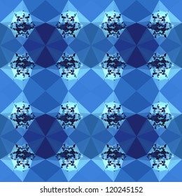 Abstract blue pattern