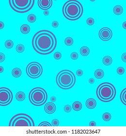 Abstract blue pattern with circles. Geometry pattern for fabric. Round Circle Dots. Network Design, Technology Science, Vector Illustration. Perfect For Logo, Banner, Icon, Holiday Background.