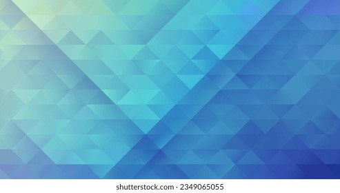 Resumen Patrón azul de formas geométricas. Fondo de mosaico de gradiente colorido. Fondo triangular geométrico. Ilustración del vector
