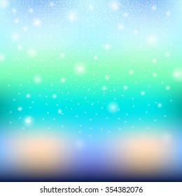 Abstract Blue pattern, geometrical ornament background. Vector illustration