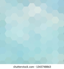abstract blue pattern. hexagonal background. polygonal style 
