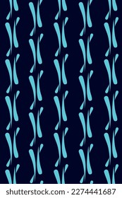 Abstract blue pattern on a dark background. Vector illustration