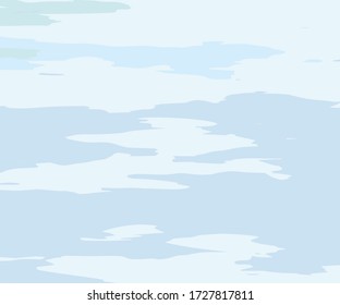 Abstract blue pattern. The texture of the water. Abstract natural background with different shades of blue. Vector illustration