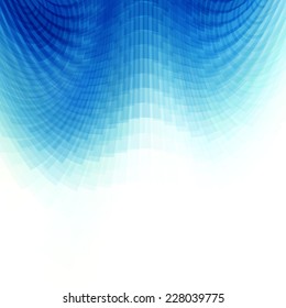 Abstract blue perspective background