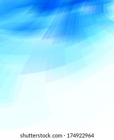abstract blue perspective background, business concept minimal background, brochure cover design
