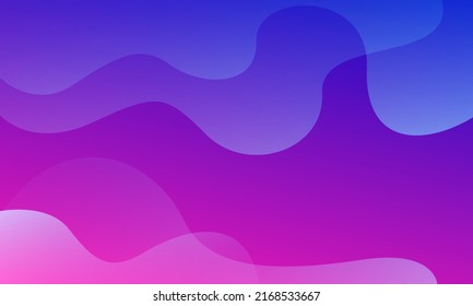 Abstract blue and pink background. Dynamic shapes composition. Vector illustration