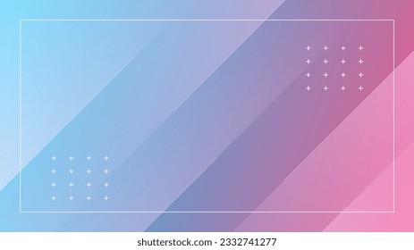  Abstract blue and pink background with gradation slashes