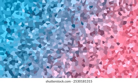 ABSTRACTAS FONDO ROSA AZUL CON PATRÓN DESORDENADO CRISTALIZA EL MOSAICO PLANTILLA DE VECTOR DE DISEÑO COLORIDO BUENO PARA EL SITIO WEB MODERNO, FONDO DE PANTALLA, DISEÑO DE CUBIERTA 