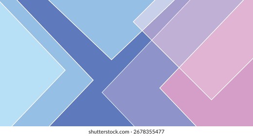 Fondo de Anuncio azul y rosa Abstractas. ilustración de Vector