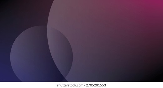 Abstractas fondo azul, rosa y negro con círculos superpuestos.