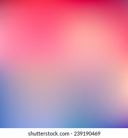 Abstract blue and pink blur color gradient background for web, presentations and prints. Vector illustration.