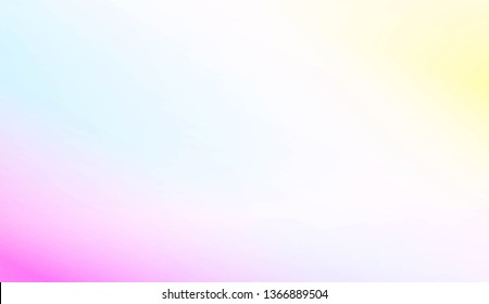 Abstract Blue and Pink Blurred Gradient Background. For Your Graphic Invitation Card, Poster, Brochure. Vector Illustration