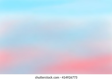 Abstract blue and pink blurred vector background. Colorful gradient backdrop for web design or screen wallpaper