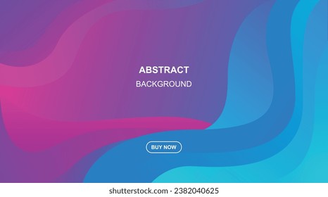 Abstract Blue and Pink Color Background. Fluid composition of shapes. Vector background.