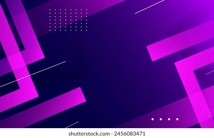 Abstract blue and pink color background with geometric shapes. Vector illustration