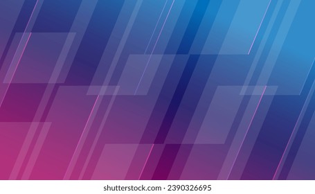 Resumen de la diagonal azul y rosa con fondo de tecnología moderna de línea