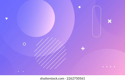 Abstract blue and pink geometric background. Vector illustration