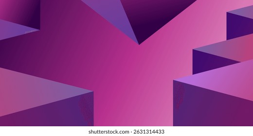 Abstract blue pink geometric background. Eps10 vector
