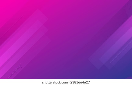 Resumen de fondo geométrico de degradado azul y rosa. Ilustración del vector