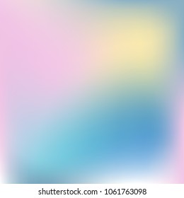 Abstract blue and pink gradient. Smooth colored blur background. Website texture backdrop. Plain dreamy design. Mesh background. Abstract modern style. Bright eco gradient. Plain mesh illustration.