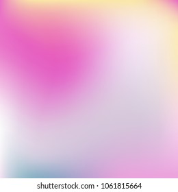 Abstract blue and pink gradient. Smooth colored blur background. Website texture backdrop. Plain dreamy design. Mesh background. Abstract modern style. Bright eco gradient. Plain mesh illustration.