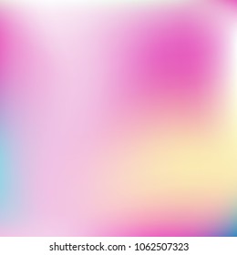 Abstract blue and pink gradient. Smooth colored blur background. Website texture backdrop. Plain dreamy design. Mesh background. Abstract modern style. Bright eco gradient. Plain mesh illustration.