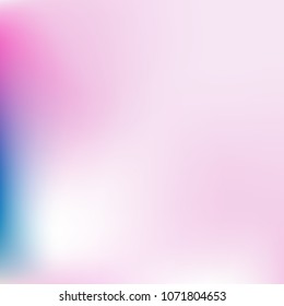 Abstract blue and pink gradient. Smooth colored blur background. Website texture backdrop. Plain dreamy design. Mesh background. Abstract modern style. Bright eco gradient. Plain mesh illustration.