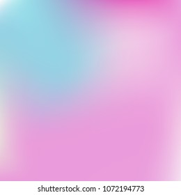 Abstract blue and pink gradient. Smooth colored blur background. Website texture backdrop. Plain dreamy design. Mesh background. Abstract modern style. Bright eco gradient. Plain mesh illustration.
