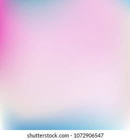 Abstract blue and pink gradient. Smooth colored blur background. Website texture backdrop. Plain dreamy design. Mesh background. Abstract modern style. Bright eco gradient. Plain mesh illustration.