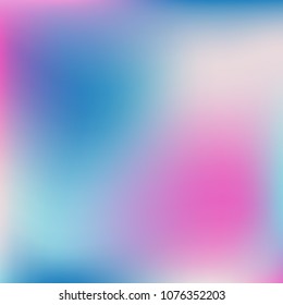 Abstract blue and pink gradient. Smooth colored blur background. Website texture backdrop. Plain dreamy design. Mesh background. Abstract modern style. Bright eco gradient. Plain mesh illustration.