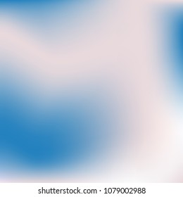 Abstract blue and pink gradient. Smooth colored blur background. Website texture backdrop. Plain dreamy design. Mesh background. Abstract modern style. Bright eco gradient. Plain mesh illustration.