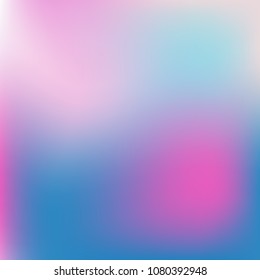 Abstract blue and pink gradient. Smooth colored blur background. Website texture backdrop. Plain dreamy design. Mesh background. Abstract modern style. Bright eco gradient. Plain mesh illustration.