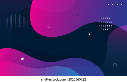 Abstract blue and pink liquid background. Eps10 vector